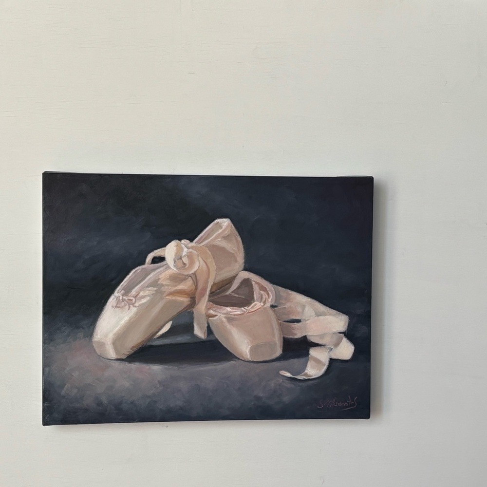 Elegant Ballet Shoes Art Painting - Picture 4 of 5